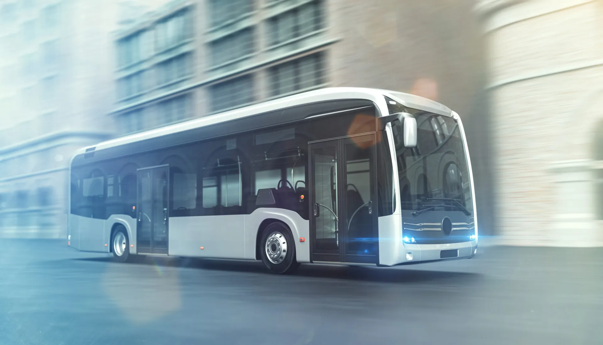 Linienbus für den Busführerschein Klasse D