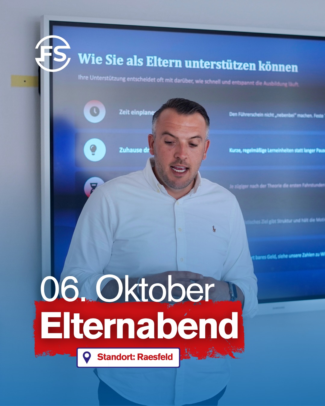 🚗 Der nächste kostenlose Elternabend: in Raesfeld am Di, den 06. Oktober 2026! 👉🏻 Bei unserem Elternabend bekommt Ihr…